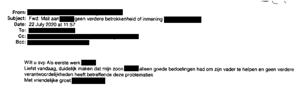 he only wanted to help his father