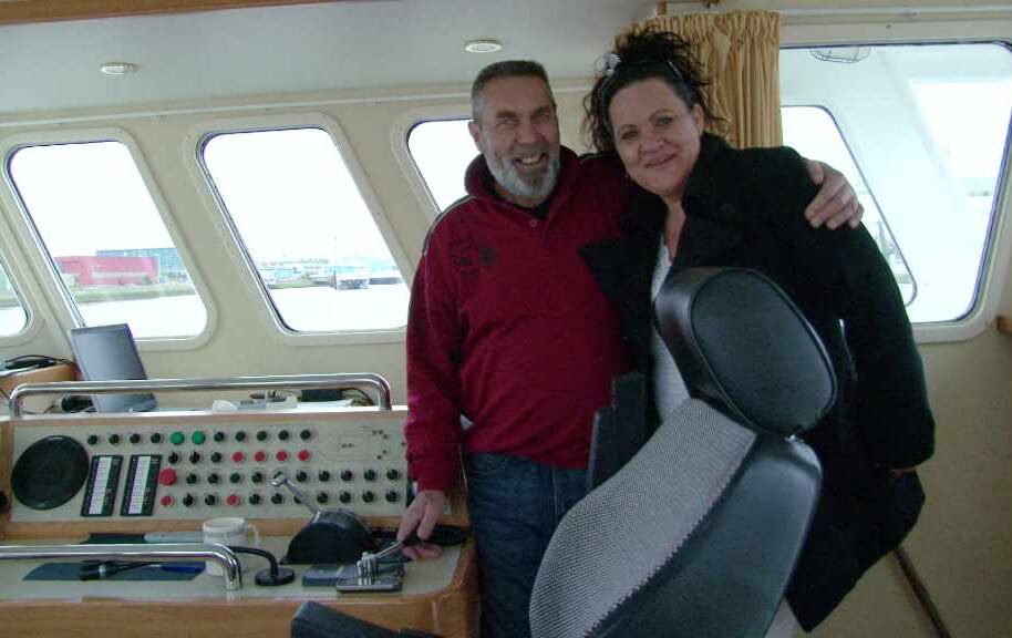 Leo met Luna op de Barracuda.